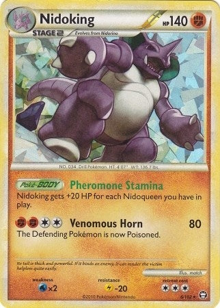 Image for Nidoking - 6/102 (Cracked Ice Holo) (006/102) - Pokemon