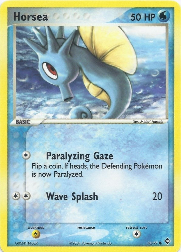 Image for Horsea (58) (EX Battle Stadium) (BST) - Pokemon