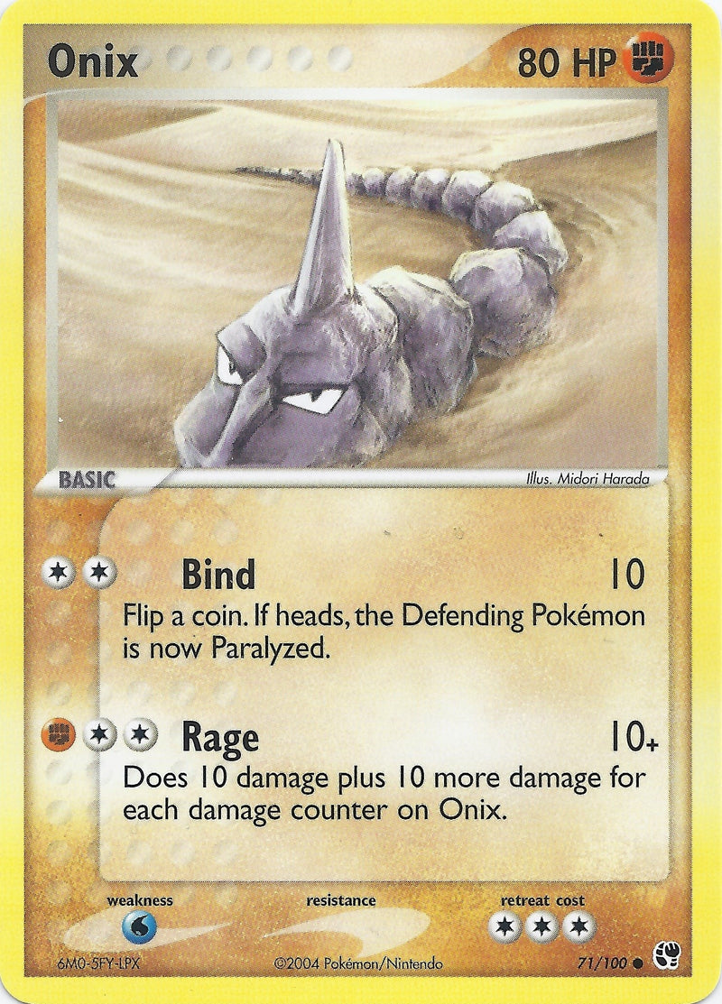 Image for Onix (71) (EX Battle Stadium) (BST) - Pokemon