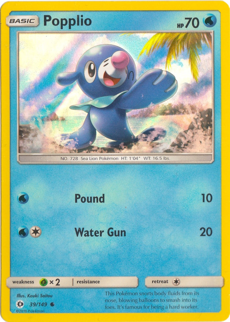 Image for Popplio - 39/149 (Water Web Holo) (039/149) (Miscellaneous Cards & Products) (MCAP) - Pokemon