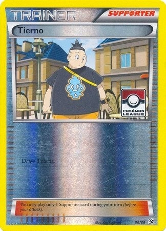 Image for Tierno - 39/39 (Pokemon League) (039/039) (League & Championship Cards) (PR) - Pokemon