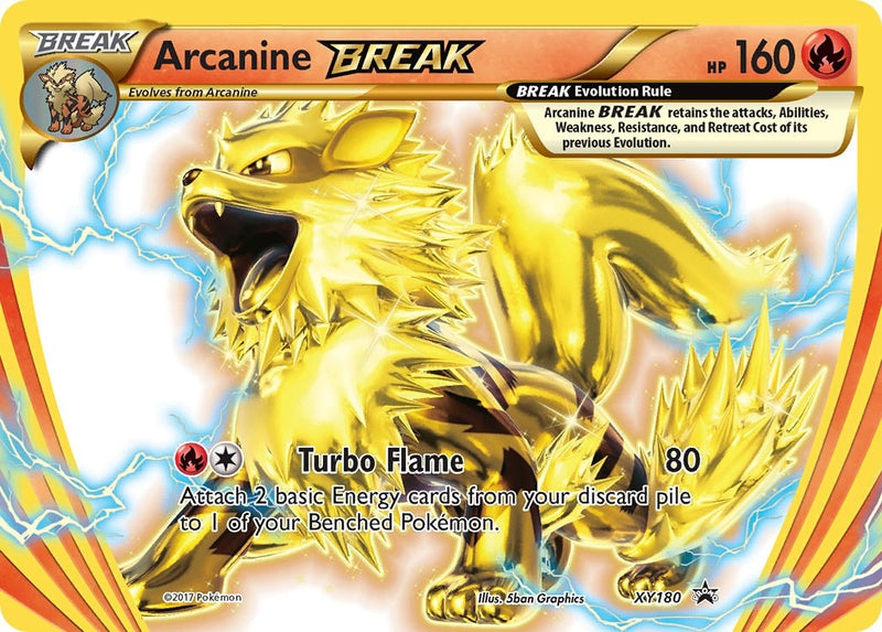 Image for Arcanine BREAK - XY180 (XY180) (XY Promos) (PR) - Pokemon