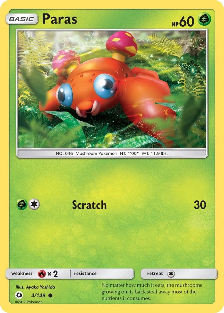 Image for Paras (4/149) (SM Base Set) (SM01) - Pokemon
