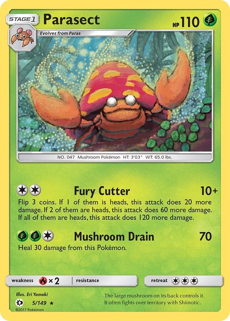 Image for Parasect (5/149) (SM Base Set) (SM01) - Pokemon