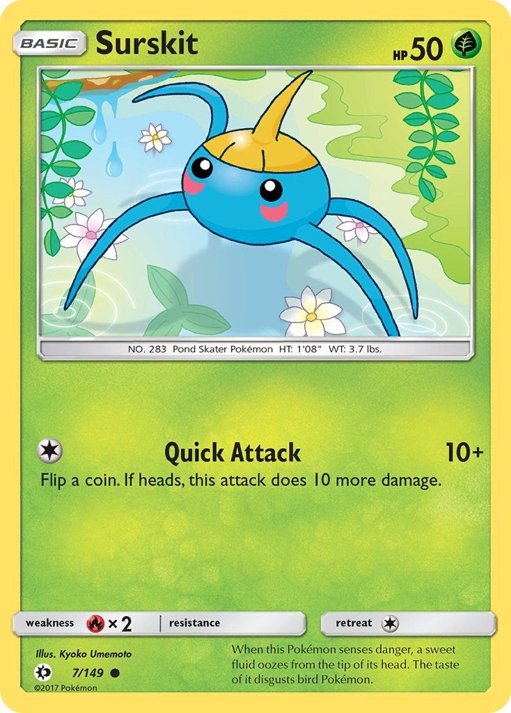 Image for Surskit (7/149) (SM Base Set) (SM01) - Pokemon