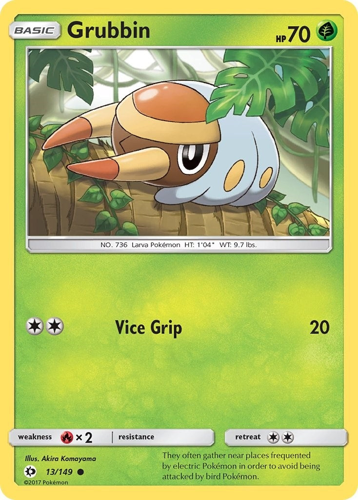 Image for Grubbin (13/149) (SM Base Set) (SM01) - Pokemon