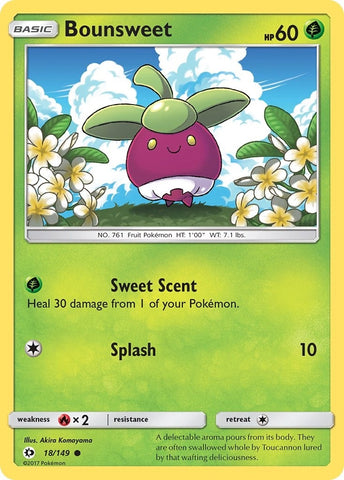 Image for Bounsweet (18/149) (SM Base Set) (SM01) - Pokemon