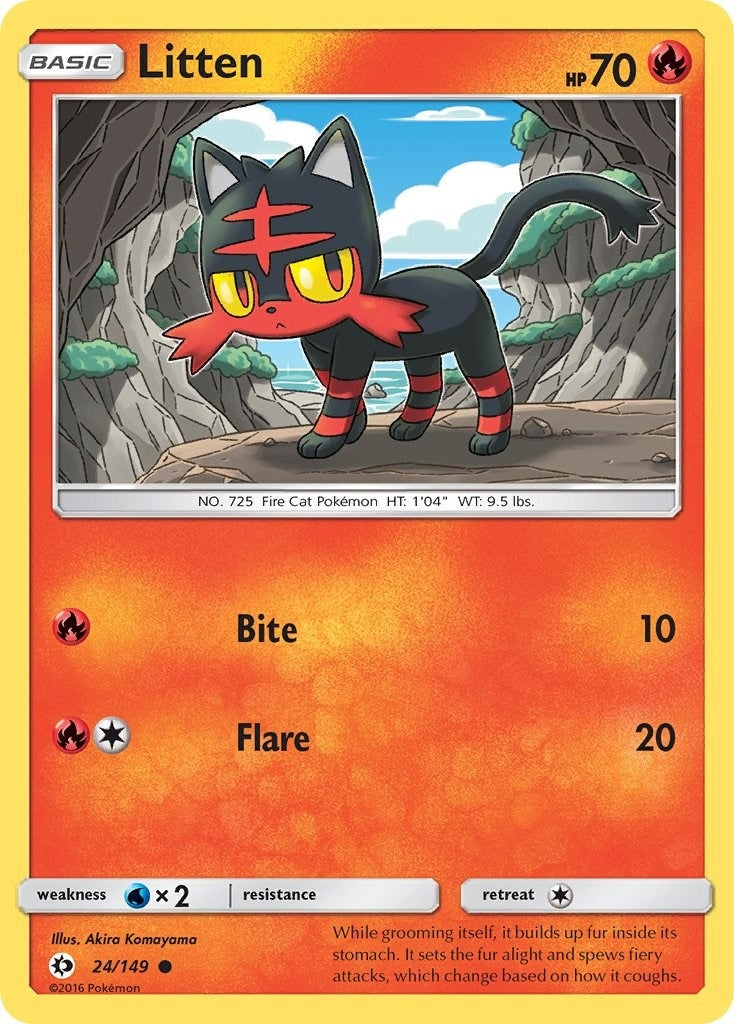 Image for Litten (24/149) (SM Base Set) (SM01) - Pokemon