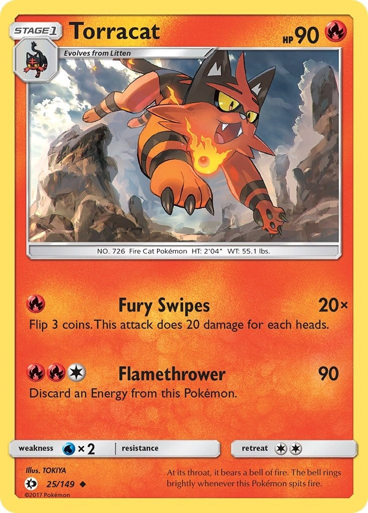 Image for Torracat (25/149) (SM Base Set) (SM01) - Pokemon