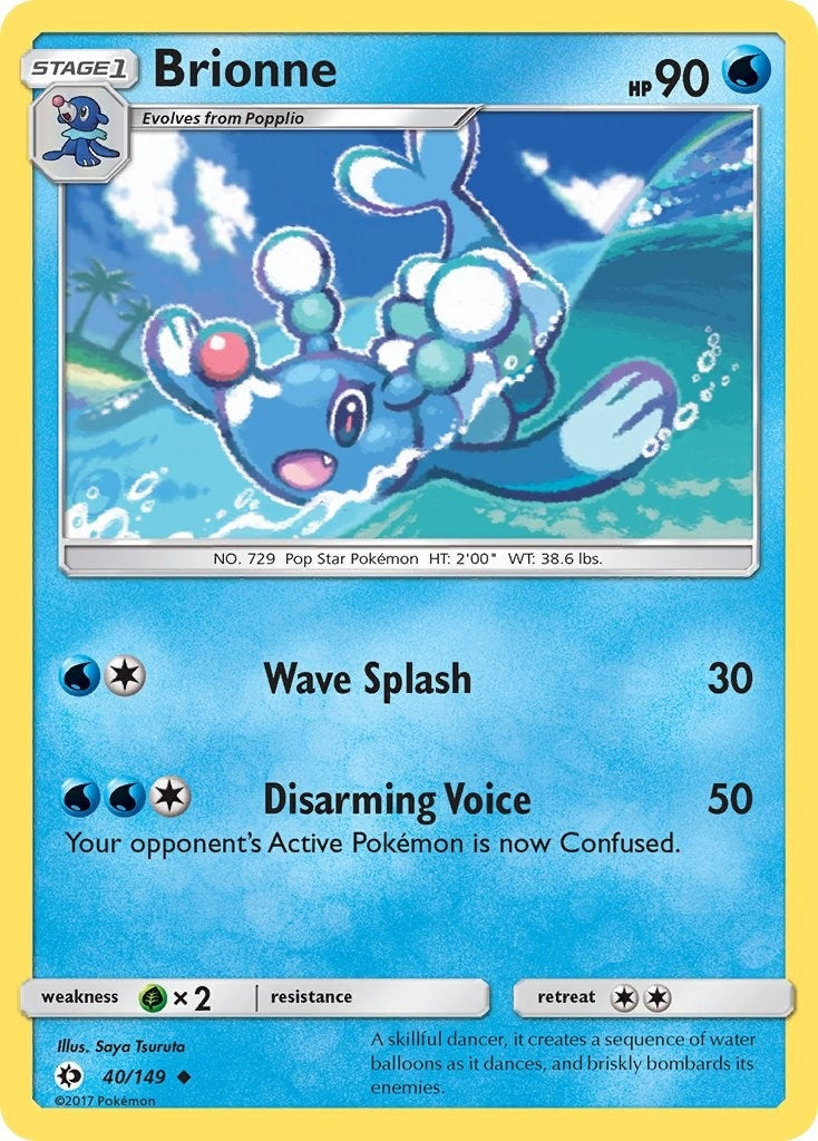 Image for Brionne (40/149) (SM Base Set) (SM01) - Pokemon