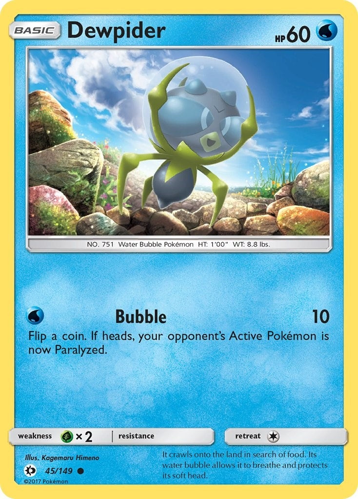 Image for Dewpider (45/149) (SM Base Set) (SM01) - Pokemon