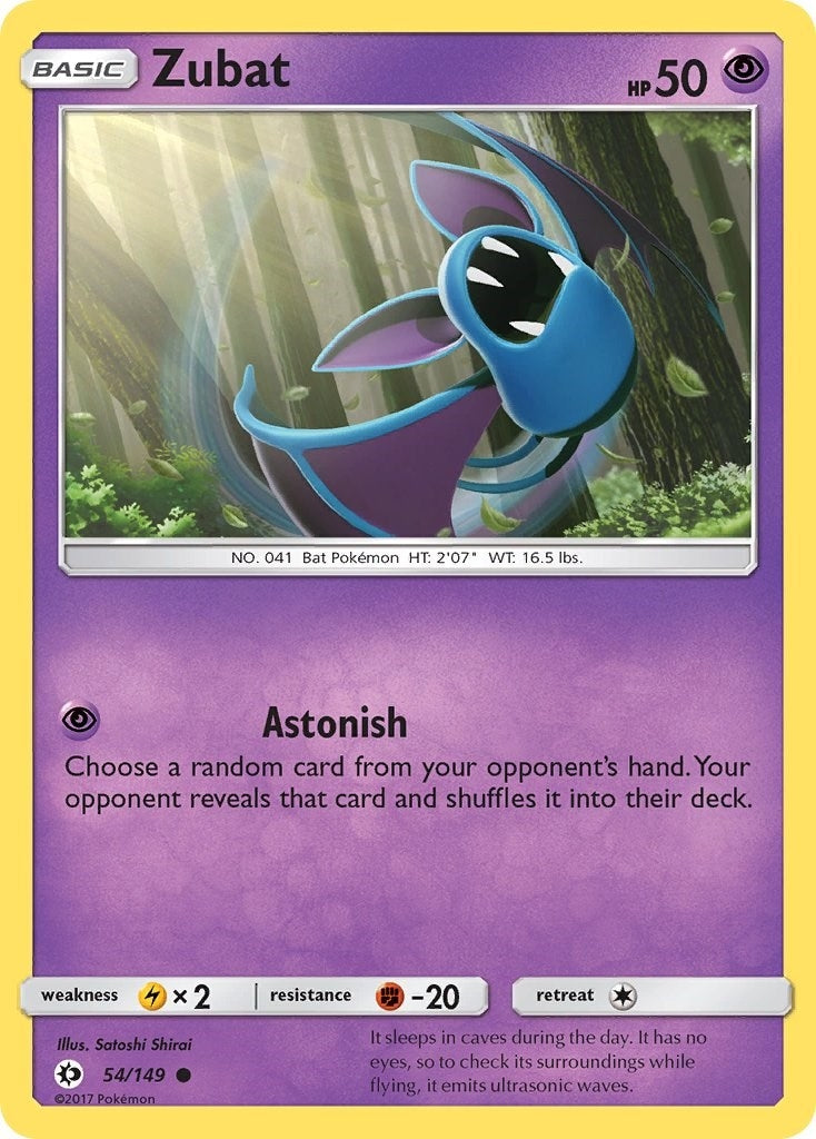 Zubat (54/149) (SM Base Set) Pokemon