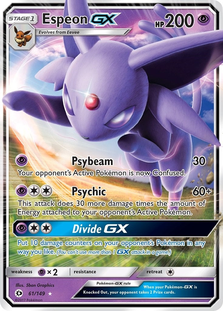 Espeon GX (61/149) (SM Base Set) Pokemon