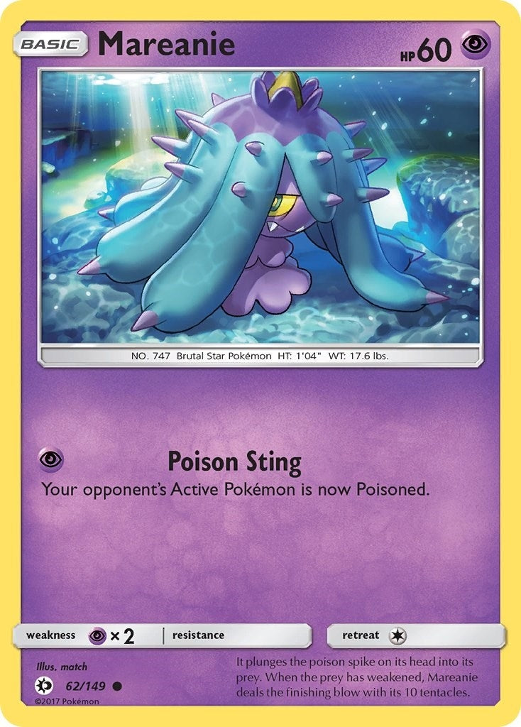 Image for Mareanie (62/149) (SM Base Set) (SM01) - Pokemon