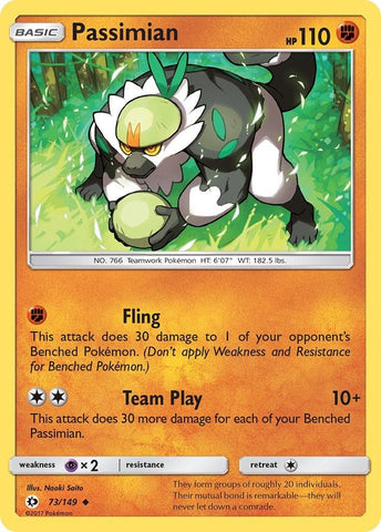 Passimian (73/149) (SM Base Set) Pokemon