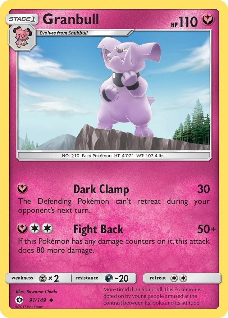 Image for Granbull (91/149) (SM Base Set) (SM01) - Pokemon