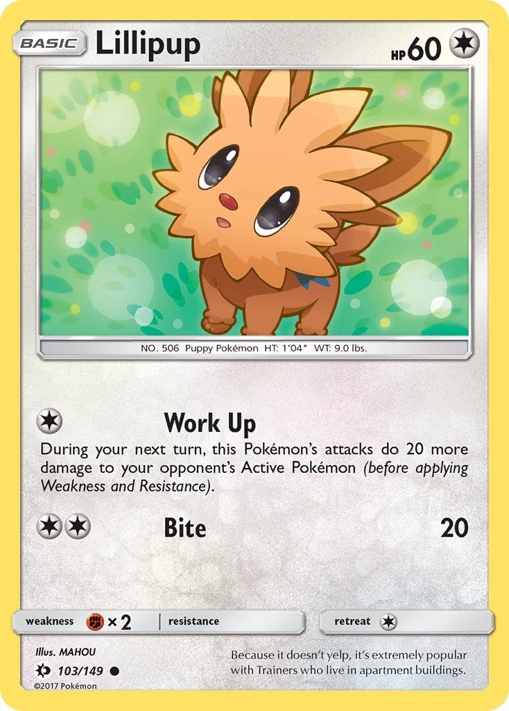 Image for Lillipup (103/149) (SM Base Set) (SM01) - Pokemon