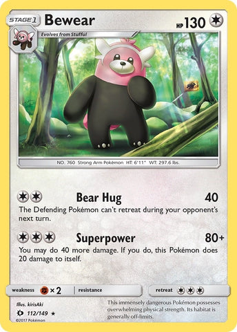 Image for Bewear (112/149) (SM Base Set) (SM01) - Pokemon