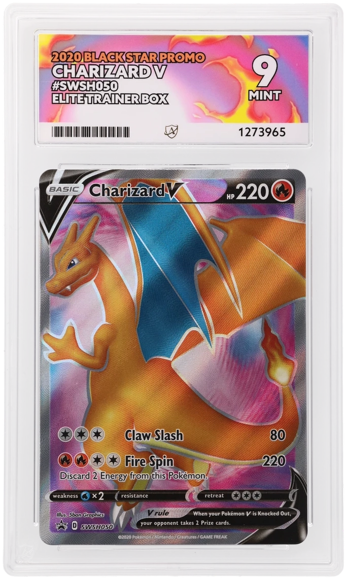 Charizard V - Black Star Promo - ACE 9 Black Single