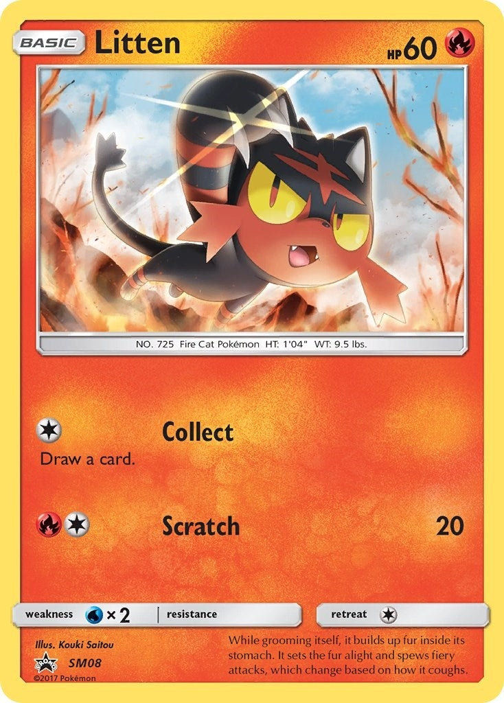 Image for Litten - SM08 (SM08) (SM Promos) (SMP) - Pokemon