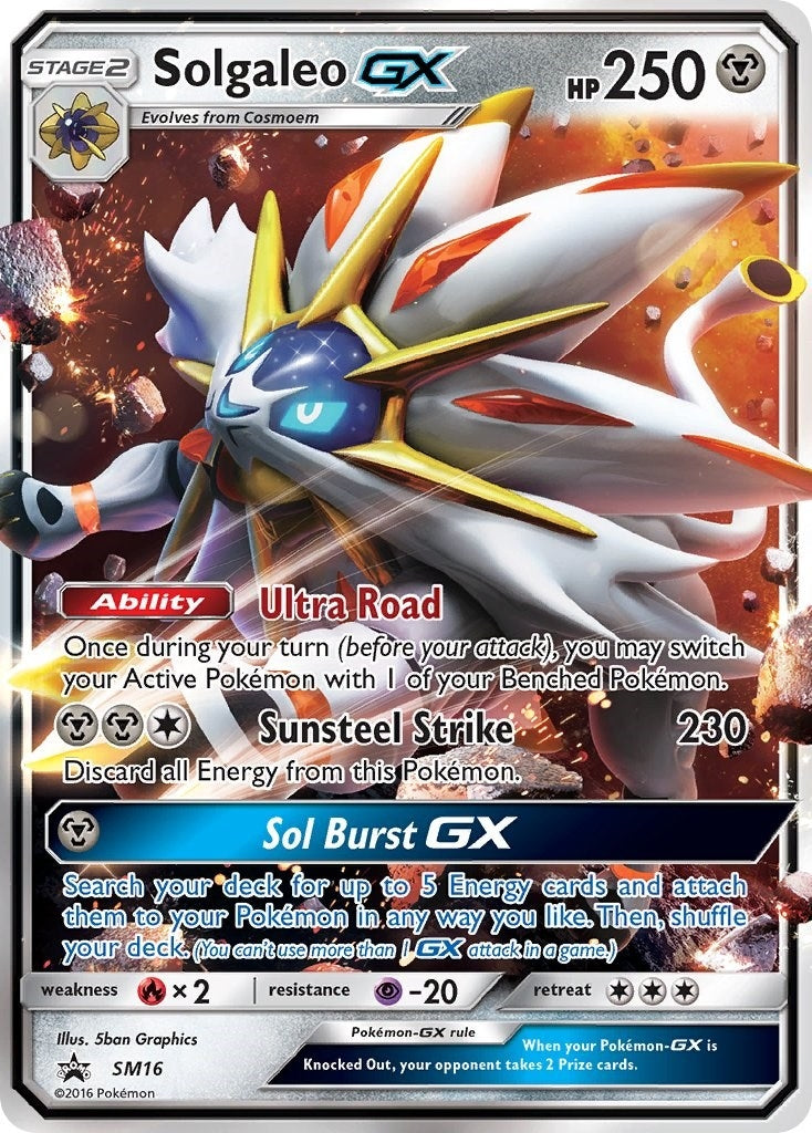 Image for Solgaleo GX - SM16 (SM16) (SM Promos) - Pokemon