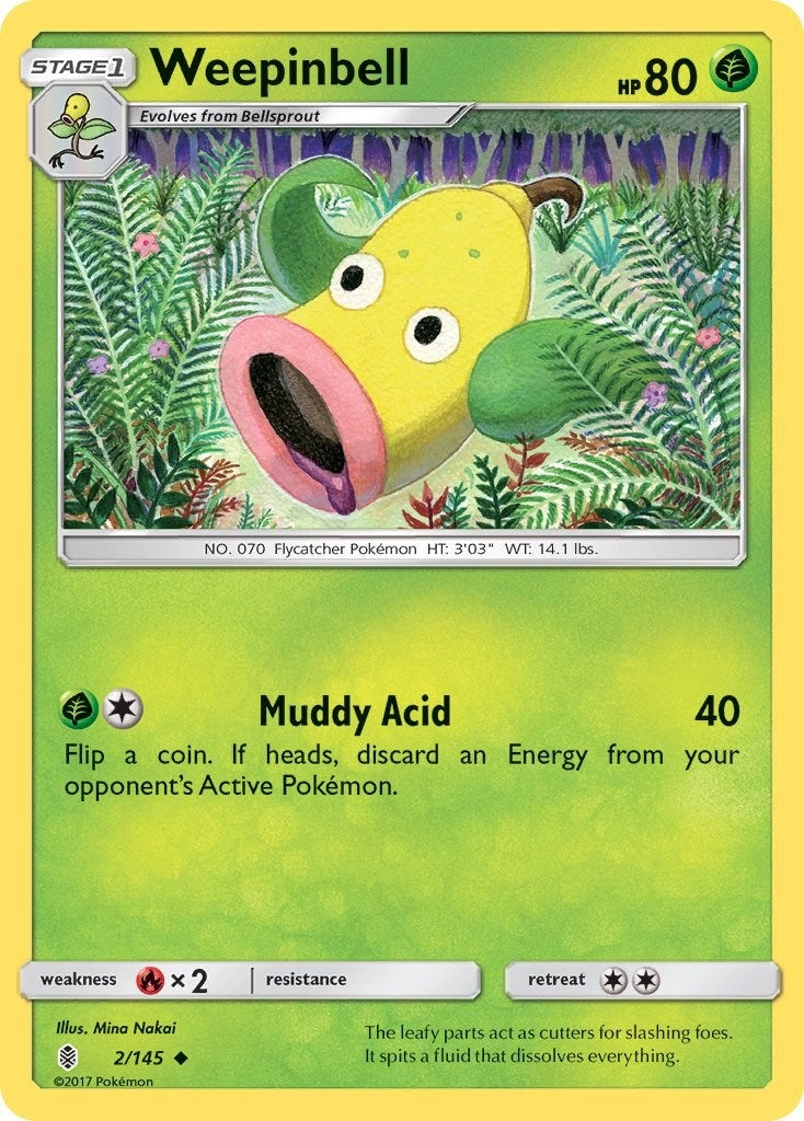 Weepinbell (2/145) (SM - Guardians Rising) Pokemon