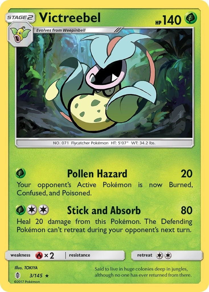 Victreebel (3/145) (SM - Guardians Rising) Pokemon