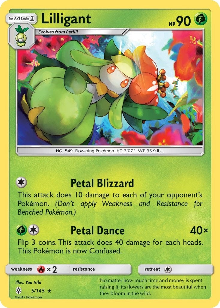 Lilligant (5/145) (SM - Guardians Rising) Pokemon