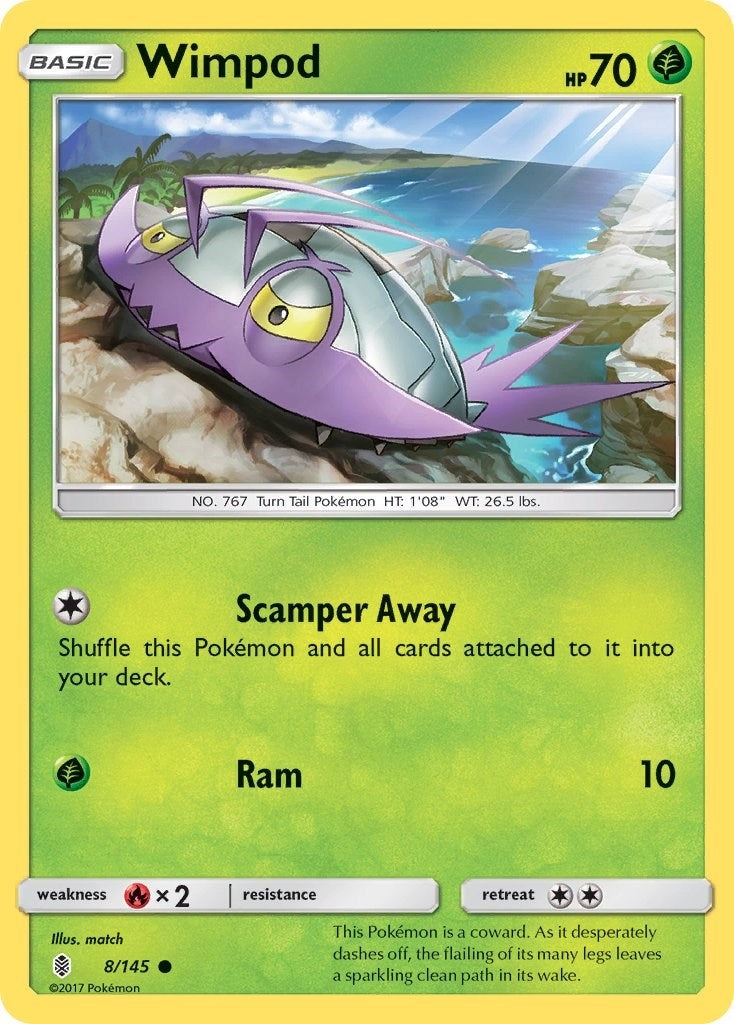 Wimpod (8/145) (SM - Guardians Rising) Pokemon