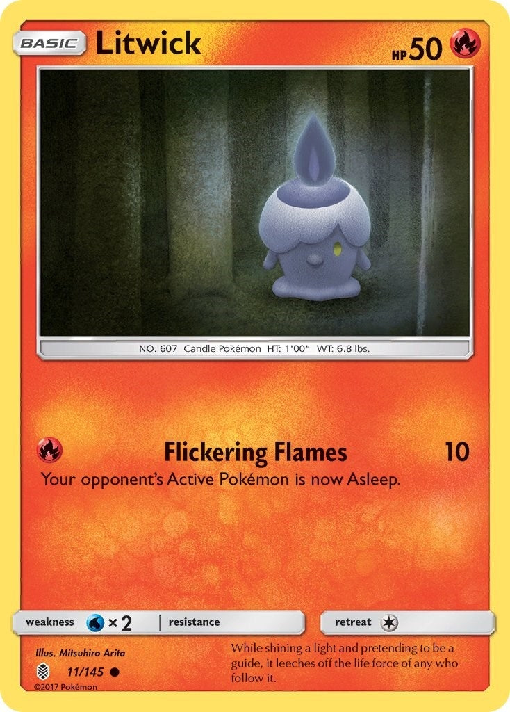 Litwick (11/145) (SM - Guardians Rising) Pokemon