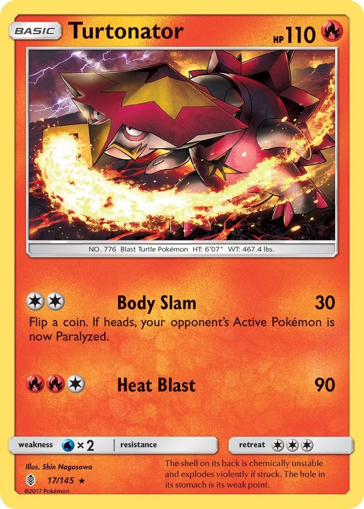 Turtonator (17/145) (SM - Guardians Rising) Pokemon