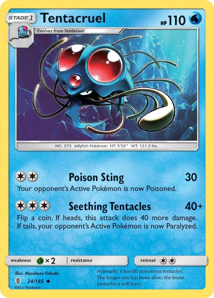 Tentacruel (24/145) (SM - Guardians Rising) Pokemon