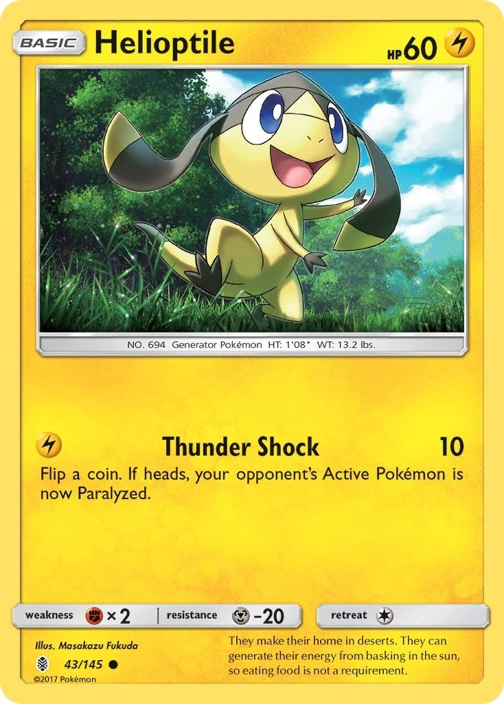 Helioptile (43/145) (SM - Guardians Rising) Pokemon