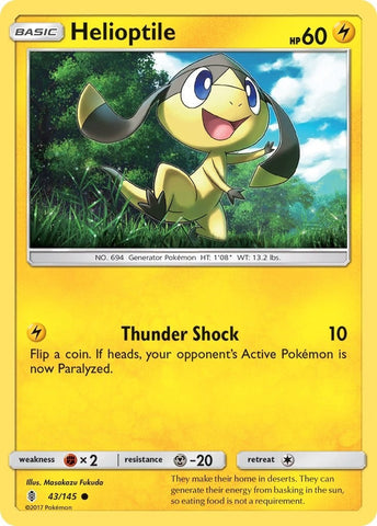 Helioptile (43/145) (SM - Guardians Rising) Pokemon