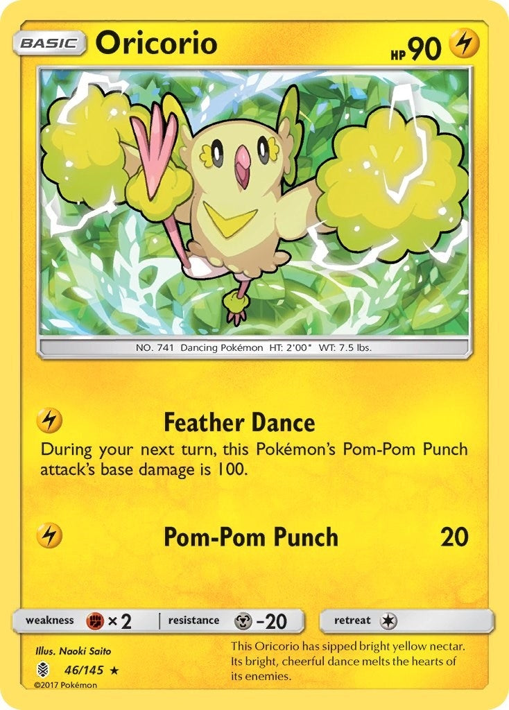Oricorio (46) (46/145) (SM - Guardians Rising) Pokemon