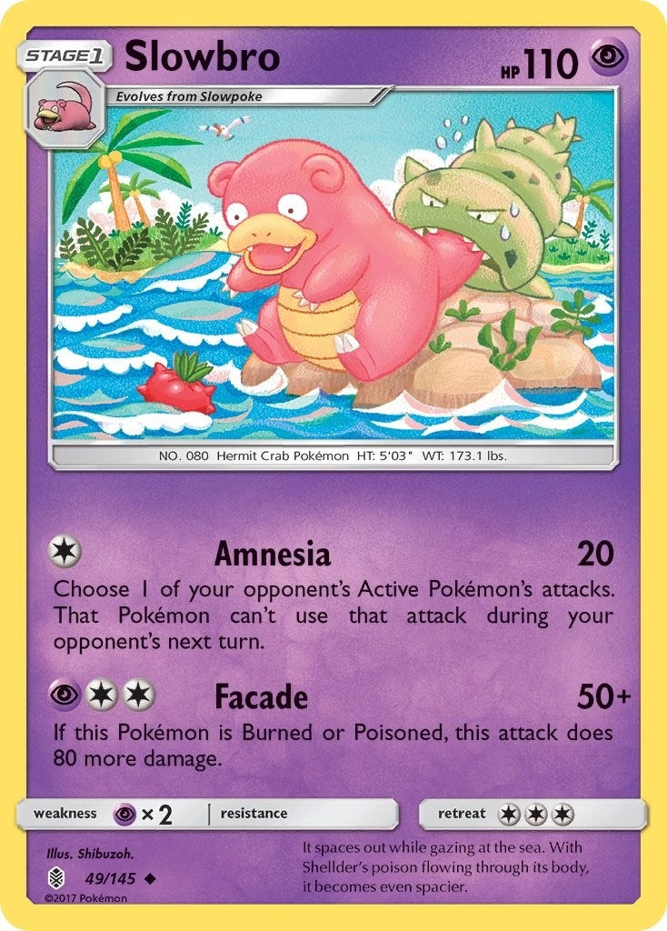 Slowbro (49/145) (SM - Guardians Rising) Pokemon