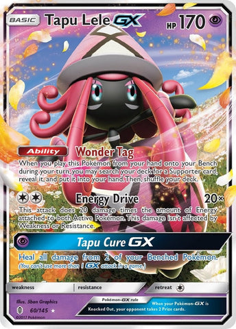 Tapu Lele GX (60/145) (SM - Guardians Rising) Pokemon