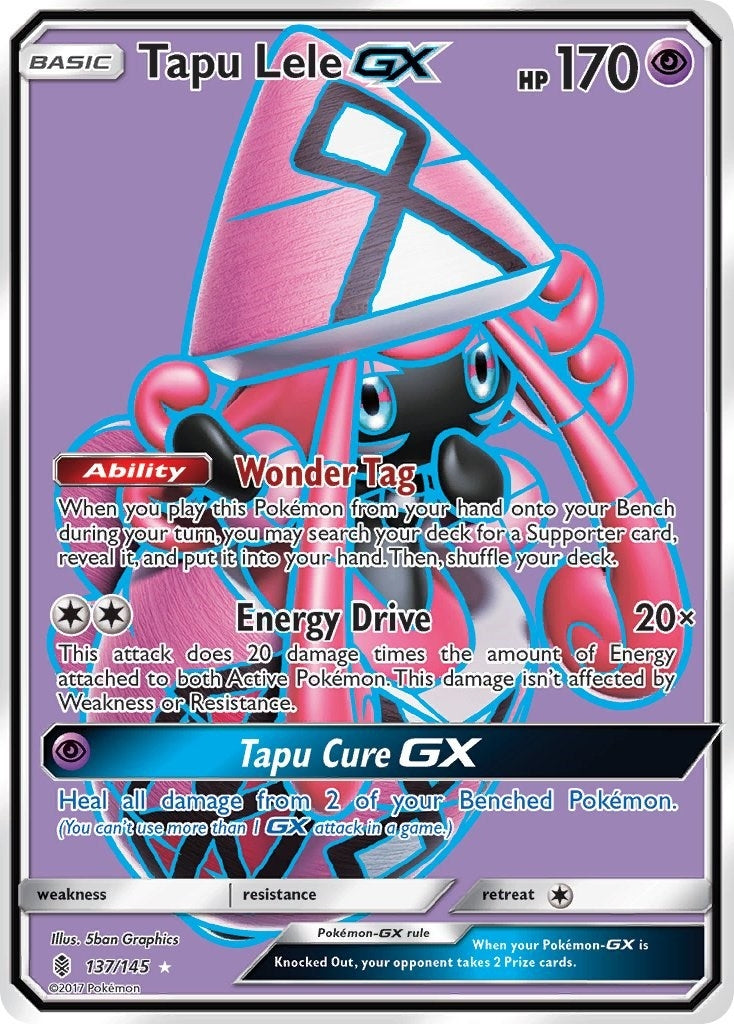 Image for Tapu Lele GX (Full Art) (137/145) (SM - Guardians Rising) (SM02) - Pokemon