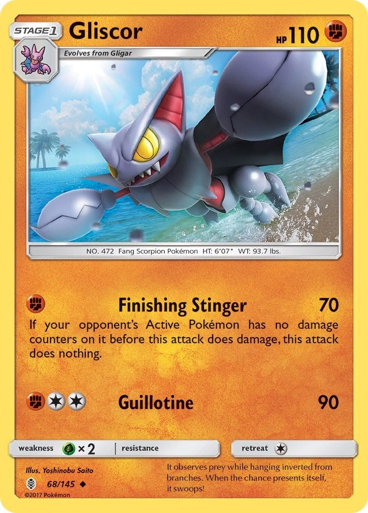 Gliscor (68/145) (SM - Guardians Rising) Pokemon