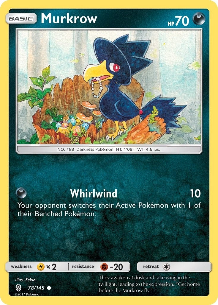 Murkrow (78/145) (SM - Guardians Rising) Pokemon