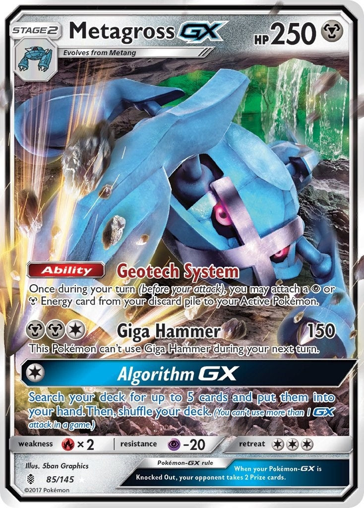 Metagross GX (85/145) (SM - Guardians Rising) Pokemon