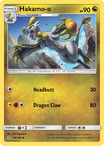 Hakamo-o (99/145) (SM - Guardians Rising) Pokemon