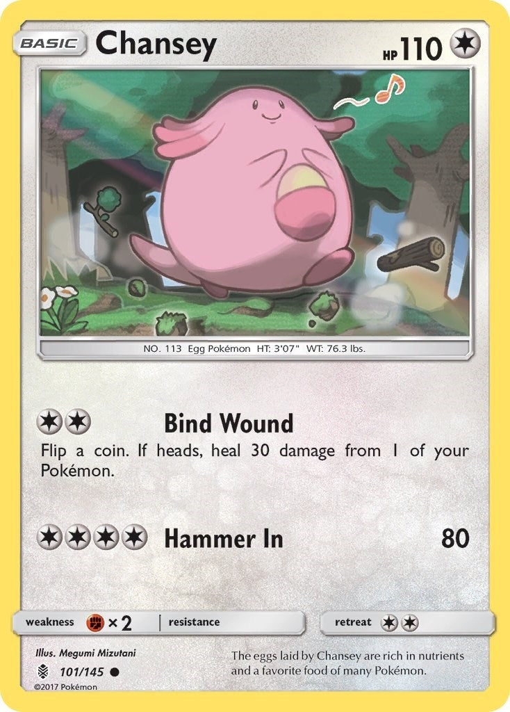 Chansey (101/145) (SM - Guardians Rising) Pokemon