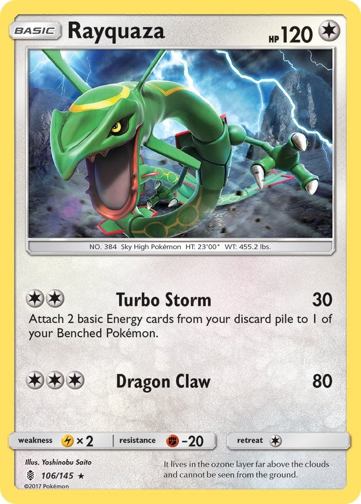 Image for Rayquaza (106/145) (SM - Guardians Rising) (SM02) - Pokemon