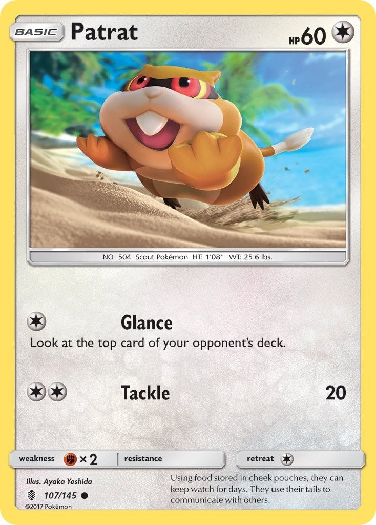 Patrat (107/145) (SM - Guardians Rising) Pokemon