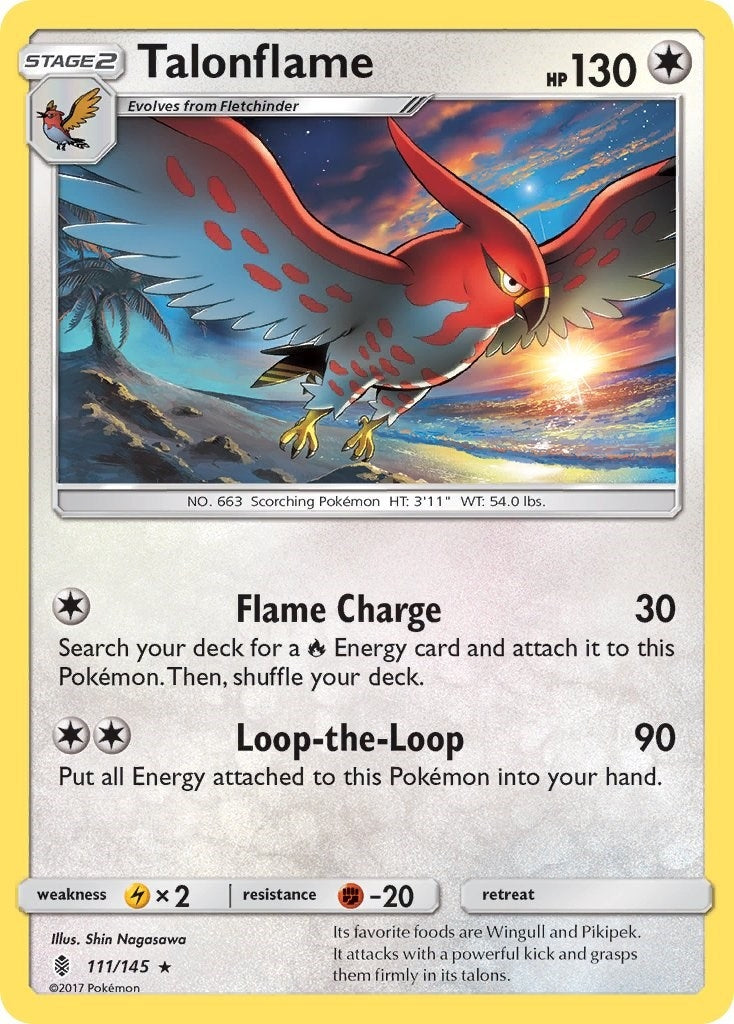 Talonflame (111/145) (SM - Guardians Rising) Pokemon