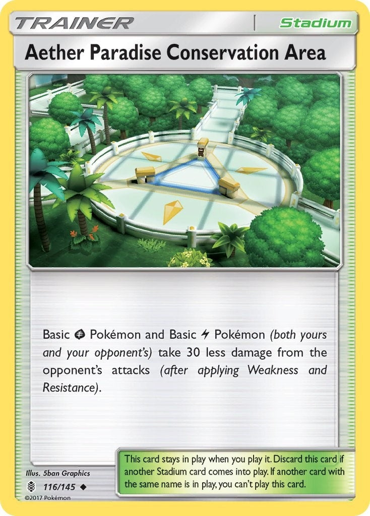 Aether Paradise Conservation Area (116/145) (SM - Guardians Rising) Pokemon