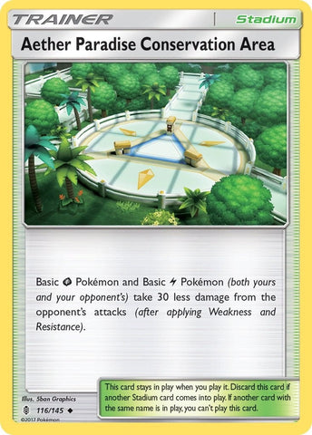 Aether Paradise Conservation Area (116/145) (SM - Guardians Rising) Pokemon