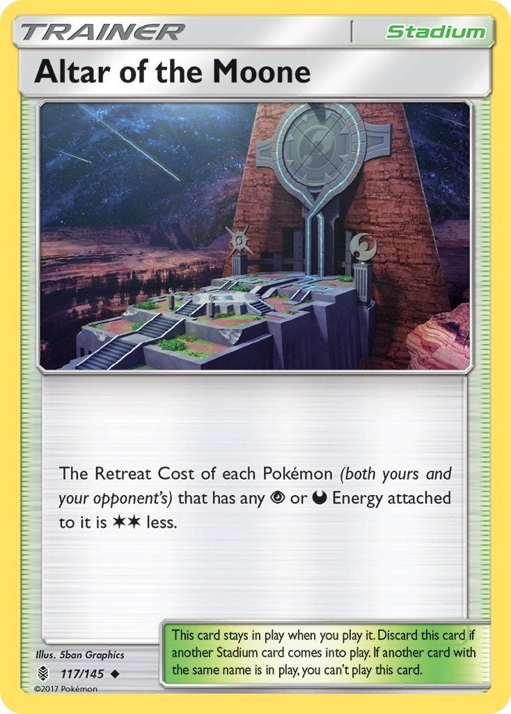 Altar of the Moone (117/145) (SM - Guardians Rising) Pokemon