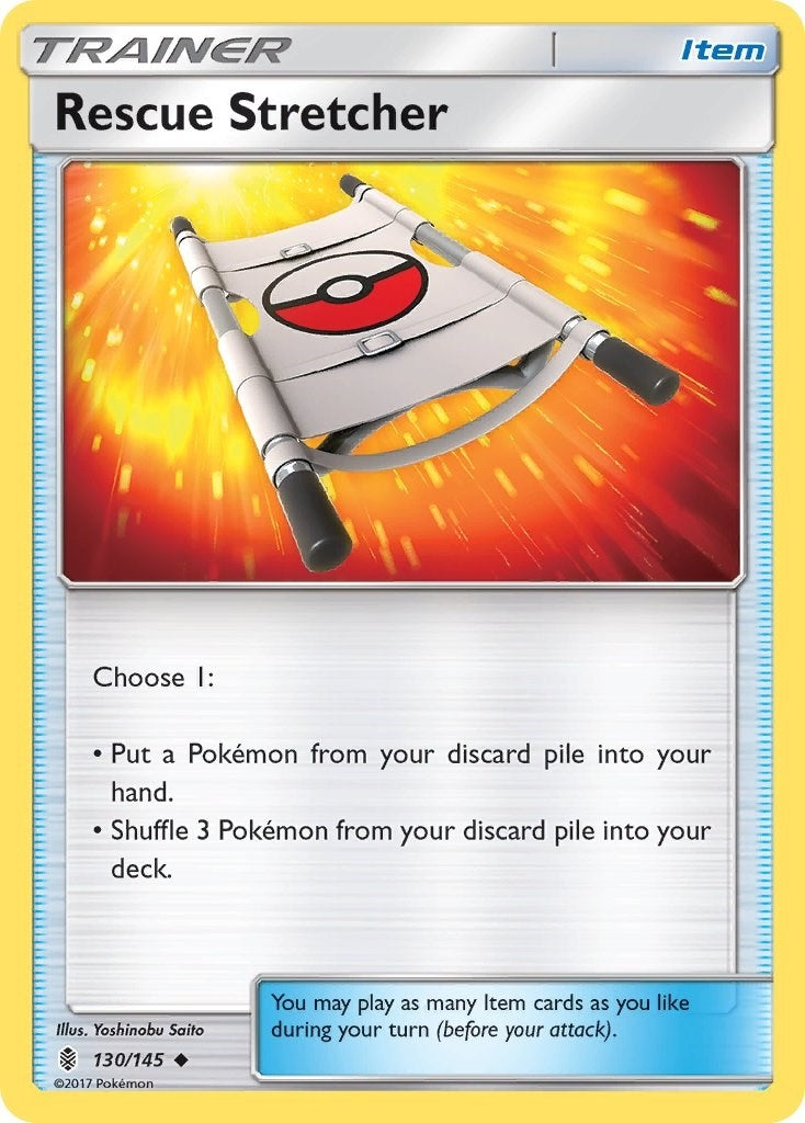 Rescue Stretcher (130/145) (SM - Guardians Rising) Pokemon